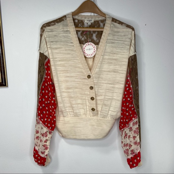 Umgee NWT beautiful boho women’s‎ blouse - Picture 3 of 13
